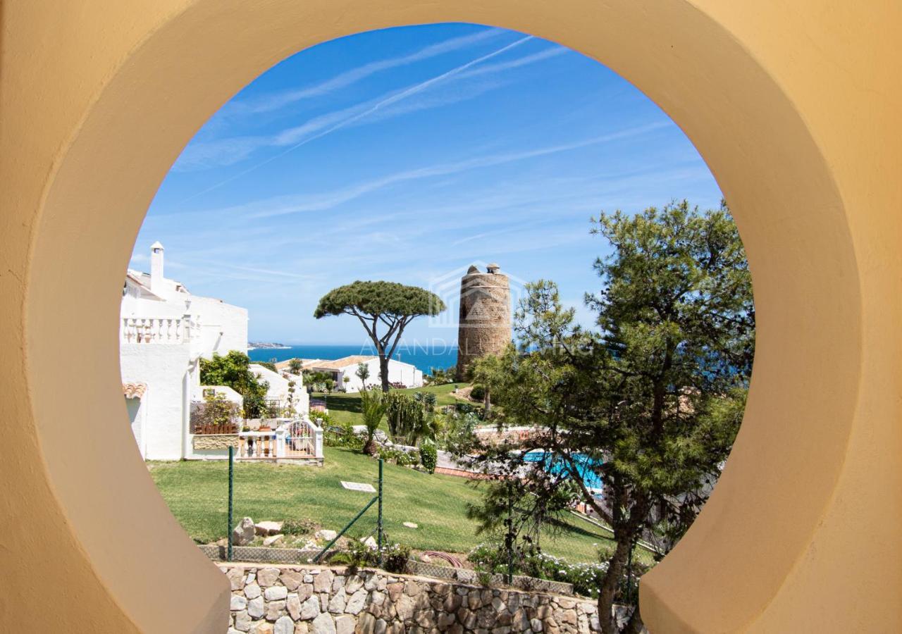 Ferienwohnung Panoramic Sea Views And Direct Access To The Beach From The Community In Torrenueva Málaga Exterior foto